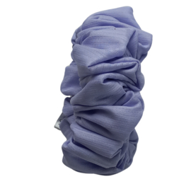 Scrunchie Paars met reliëf