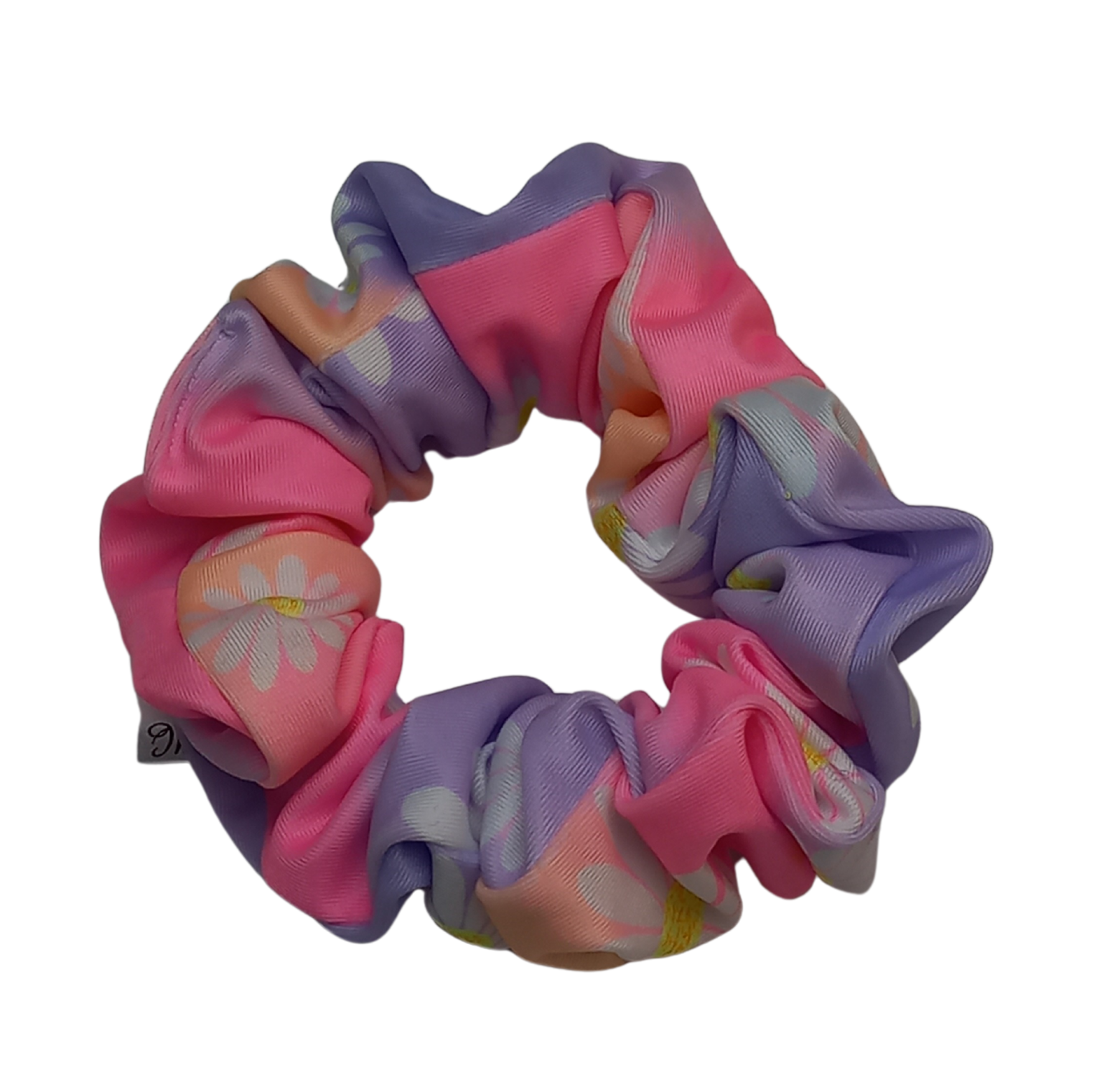 Zwemscrunchie Pastel met bloemen