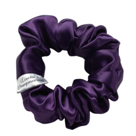 Scrunchie Paars satijnstof