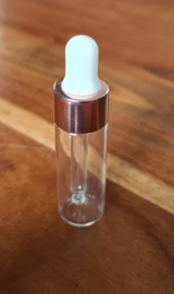 Geurolie | Transparant pipetflesje - Roségoud  | 5 ml