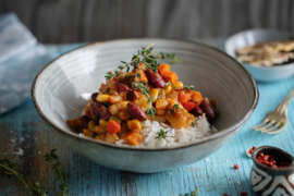 Chili con Carne met Rundergehakt en rijst