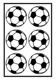 Traktatie stickers | Voetbal