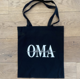 Katoenen shopper | Oma + naam/namen