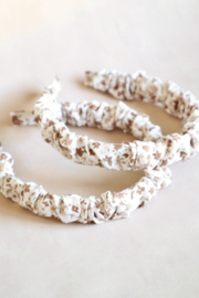 Diadeem - Bruine bloemen