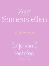 Setje van 5 los bestellen