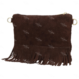 Charm london Elisa schoudertas donker bruin