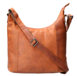Leather Design schoudertas natural