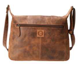 Leather Design schoudertas hunter