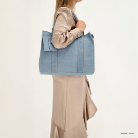 Charm London bond shopper lichtblauw