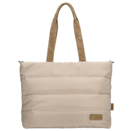 Zebra Trends Elske laptoptas licht taupe