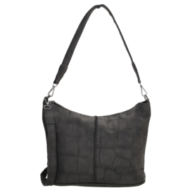 Zebra Mirjam shopper zwart