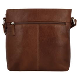 Hide & Stitches Mississppi schoudertas cognac