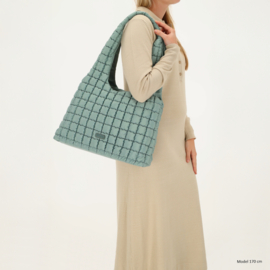 Beagles Valencia schoudertas blauw groen