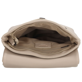 Charm London Uptown rugtas licht taupe