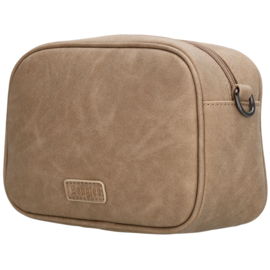 Beagles Malaga schoudertas licht taupe