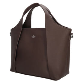 Charm London Mulberry street handtas donker bruin