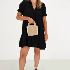 Zebra Trends Selene handtas crème