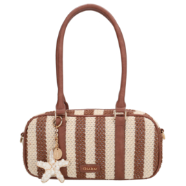 Charm London Capri handtas zacht mokka