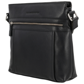 Hide & Stitches Mississppi schoudertas zwart
