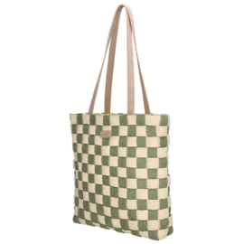 Charm London Cornwall schoudertas olijf groen