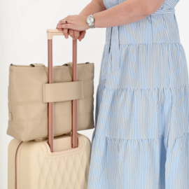 Zebra Evie laptoptas licht taupe