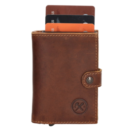 Hide & Stitches Japura safety wallet cognac