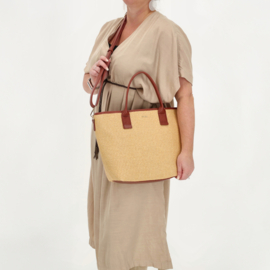 Charm London shopper Cadorna cognac