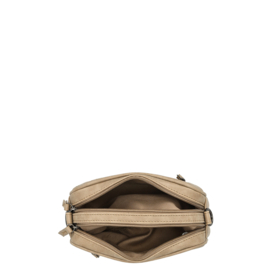 Enrico Benetti Stacy crossbody tas midden taupe
