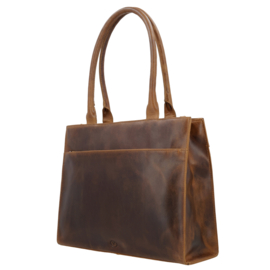 Hide & Stitches Next Navajo laptoptas bruin