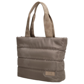 Zebra Trends Elske shopper donkertaupe