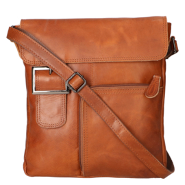 Leather Design schoudertas natural