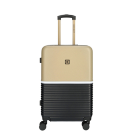 Enrico Benetti Princetown koffer 65 cm zwart-camel