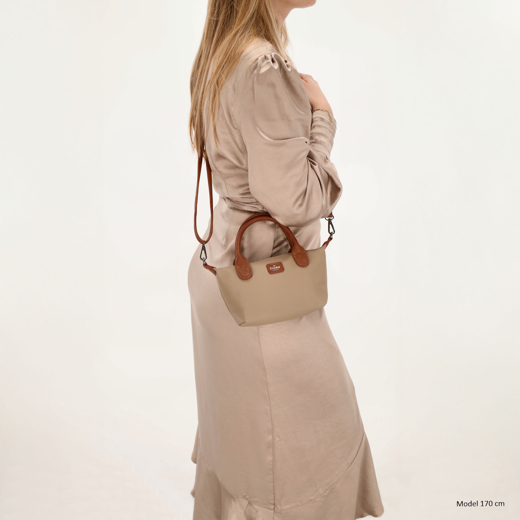 Charm London Buckingham palace handtas taupe