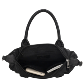 Charm London Buckingham mono handtas zwart
