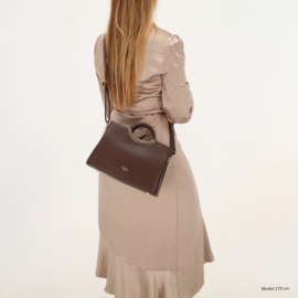 Charm London lucca handtas donker bruin