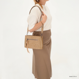 Zebra Trends Rosalyn crossbody tas beige
