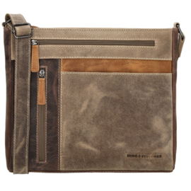 Hide & Stitches Himalaya schoudertas bruin