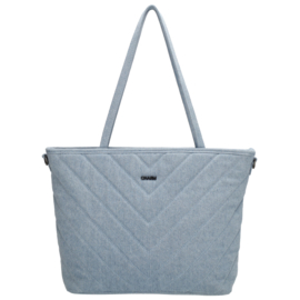 Charm London Hollywood schoudertas midden blauw