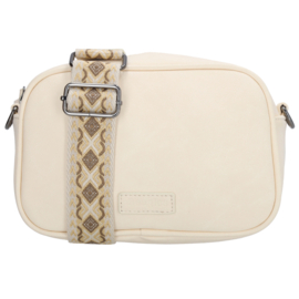 Beagles Malaga schoudertas crème