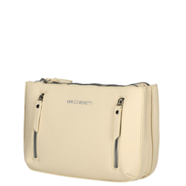 Enrico Benetti Sarah schoudertas off white