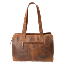 Leather Design schoudertas hunter