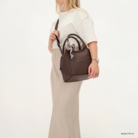 Charm London bond street handtas donker bruin