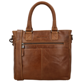 Hide & Stitches Porto lederen handtas bruin