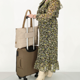 Zebra Trends Elske laptoptas licht taupe
