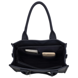 Charm London bond shopper blauw