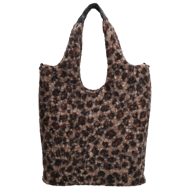Beagles Nancy shopper leopard bruin