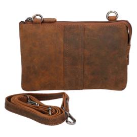 Leather Design festival bag harmonica hunter