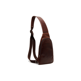 The Chesterfield Brand crossbody tas Bari donker bruin