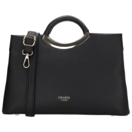 Charm London lucca handtas zwart