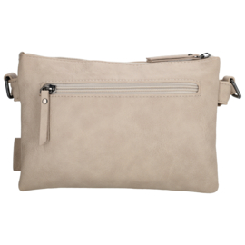 Beagles Cuenca schoudertas licht taupe